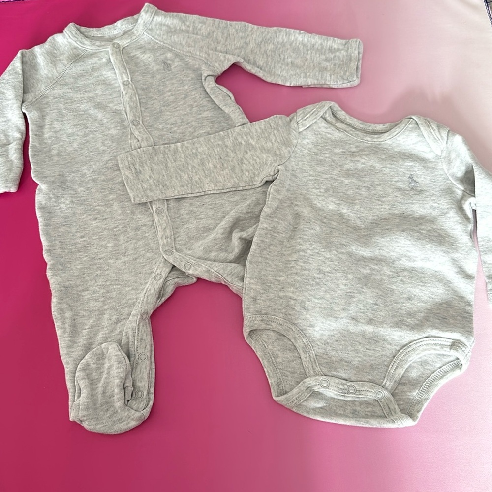 Ralph Lauren 2 piece onesies